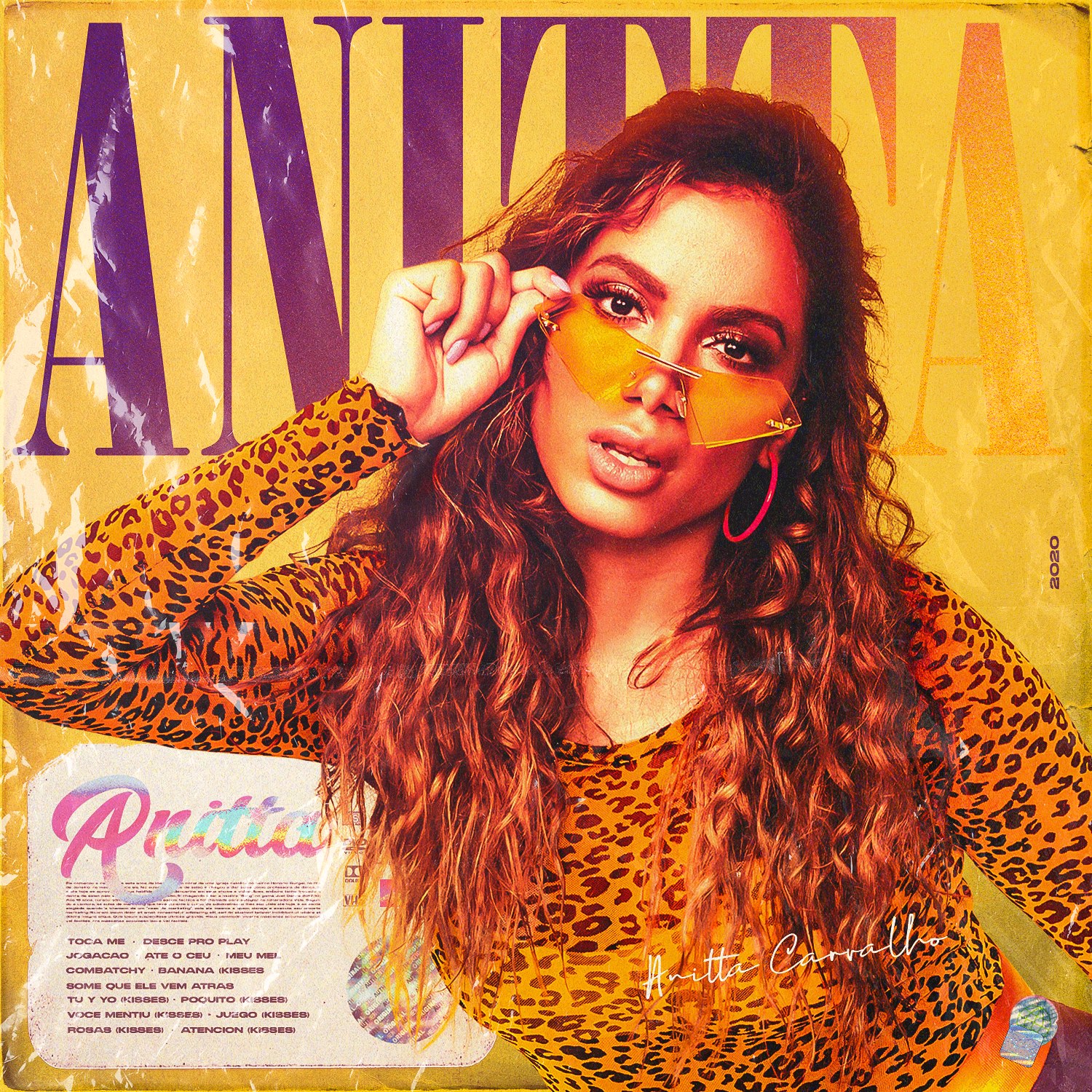🎶 Anitta Album Cover Template Vol. 1 – Photoshop & Canva Editable 🎶