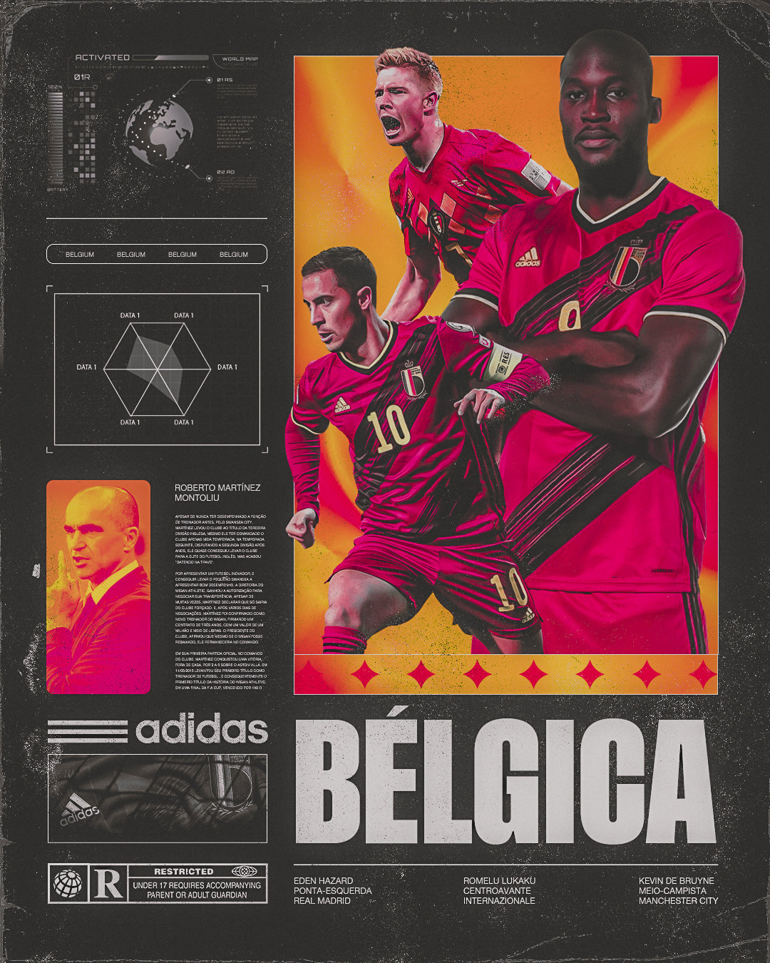 Adidas Belgica Poster Template – Photoshop & Canva Editable