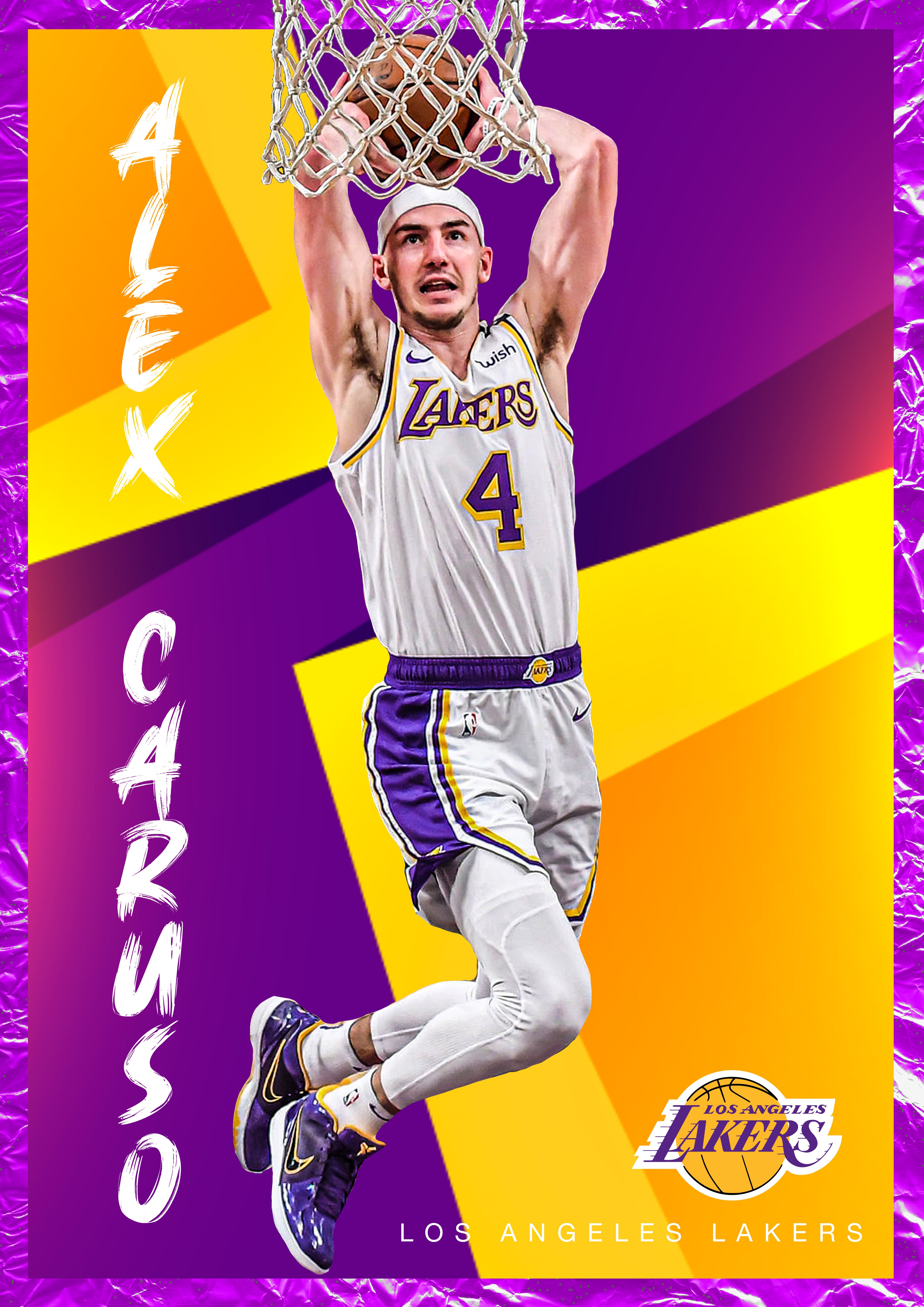 Alex Caruso Poster Template – Photoshop & Canva Editable
