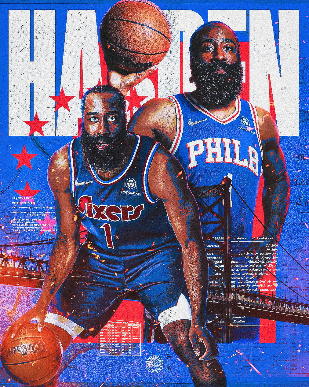 NBA Poster Template – Photoshop & Canva Editable