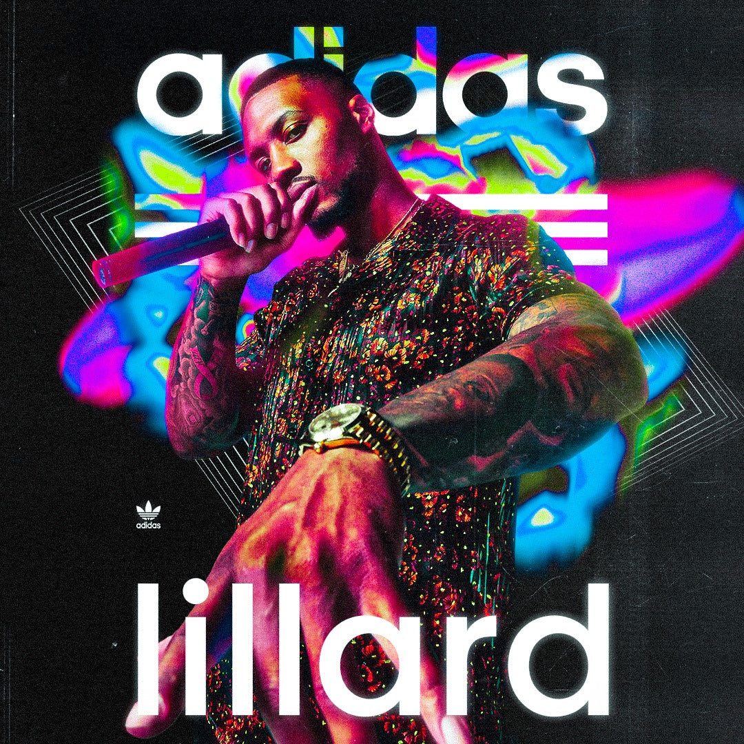 Damian Lillard Poster Template – Photoshop & Canva Editable