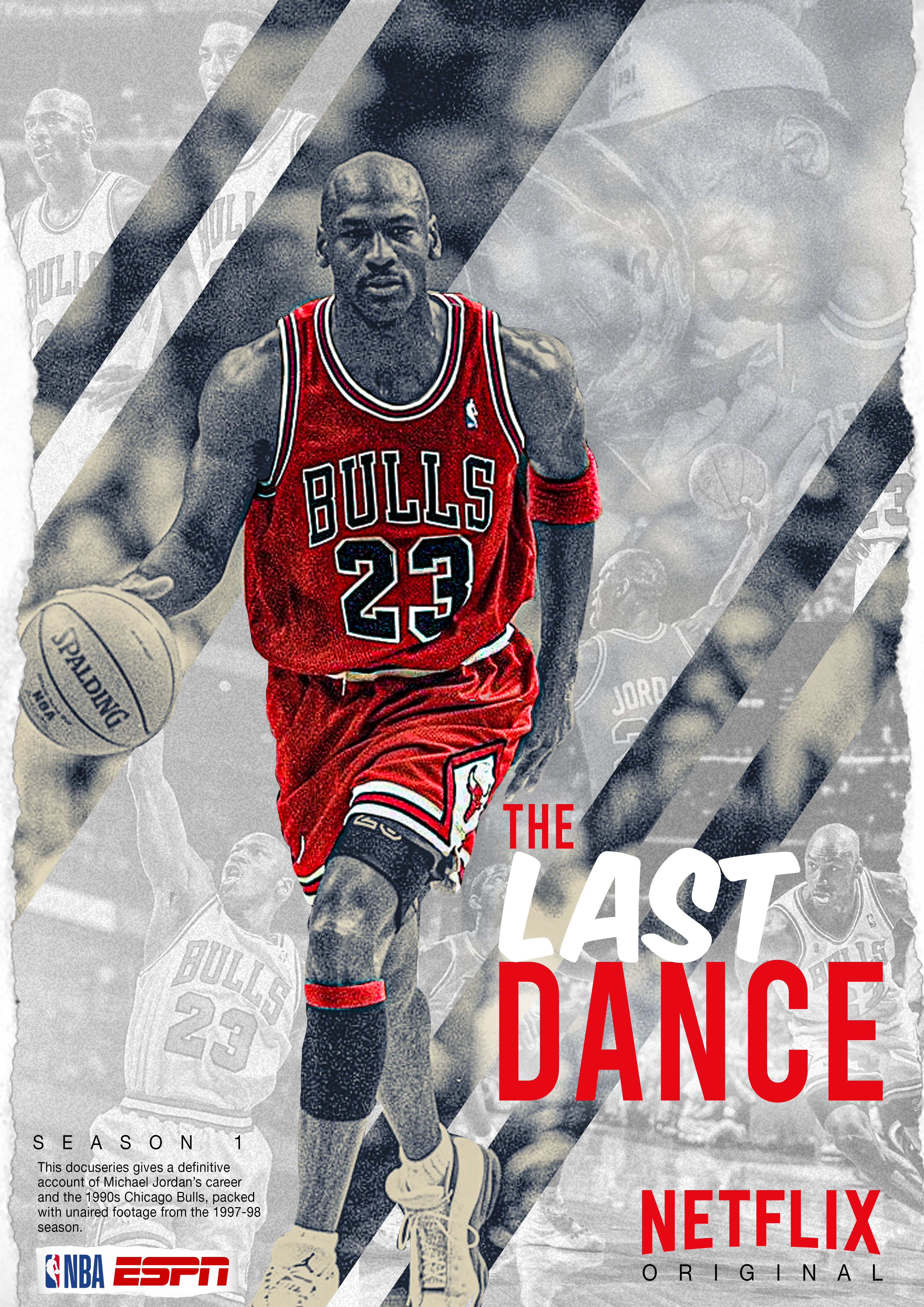 The Last Dance Poster Template – Netflix-Inspired | Photoshop & Canva Editable