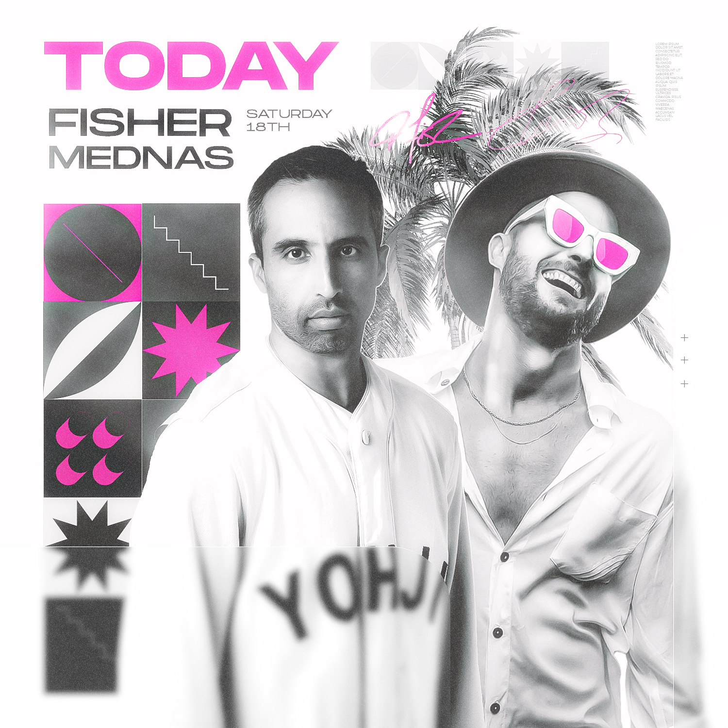 FISHER x Mednas Poster Template – Photoshop & Canva Editable